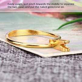 Ring Diamond Display, Good Durability Ring Stone Holder, Holder Naked Gemstone for Stone Holder Naked Ring Stone Holder Claw Display Prong