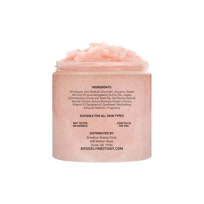 Himalayan Salt Body Scrub 10 oz - All Natural Cleansing