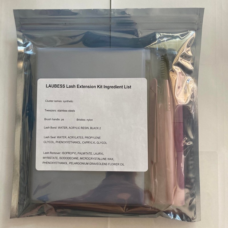 Lash Extension Kit 300 Pcs Lash Clusters Kit Lash Bond