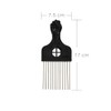 3 Pcs Metal Hair Pick Combs for Wide Tooth Hair