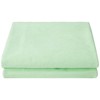 ウェルファン 綿混パイル防水シーツ 90X145 グリーン