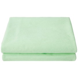 ウェルファン 綿混パイル防水シーツ 90X145 グリーン