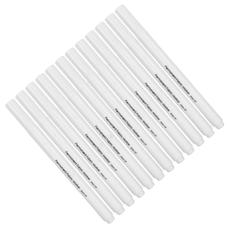 12pcs Fabric Sewing Marking Pens DIY Washable Fiber Tip Disappearing