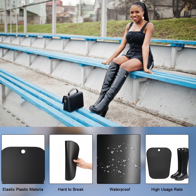 Boot Shape Inserts, 5 Pairs Plastic Boot Stand Holder, 10