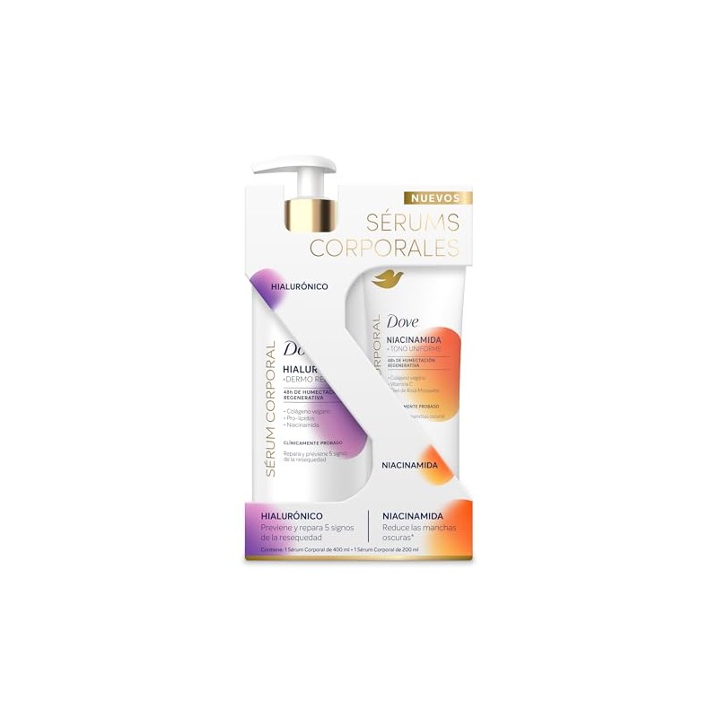 DOVE Pack Sérum Corporal en Crema A Hialurónico 400 ml