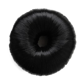 Hair Donut Up Do Hair Ring Hairstyler Bun creator Bridal Hair Piece (Jet Black)