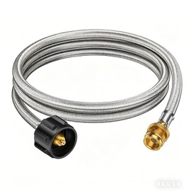 6ft Propane Hose Adapter 1lb to 20lb, 20lb to 1lb Converter, for 5 lb to 40 lb Propane Tanks Adapter Hose 20 lb to 1 lb fit for Weber Q Grill/Traveler/ Coleman Stove/Blackstone Griddle/Buddy Heater