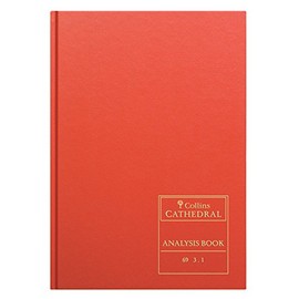 Collins Cathedral A4 69 Series 3 Cash Columns Analysis Book - 69/3.1, Red