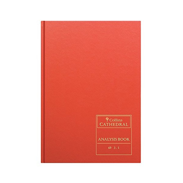 Collins Cathedral A4 69 Series 3 Cash Columns Analysis Book - 69/3.1, Red