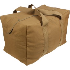 Rothco 3123 Tactical Military Heavy Duty Canvas Cargo Bag - Coyote Brown