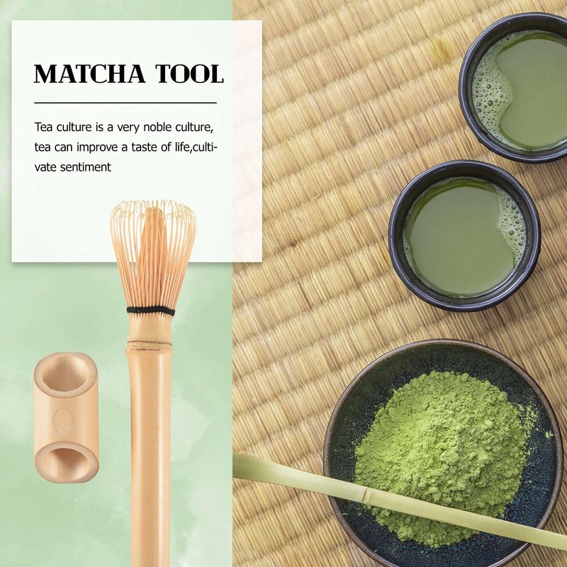 Aswalling Green Tea Bamboo Chasen Whisk Matcha Tea Powder Professional