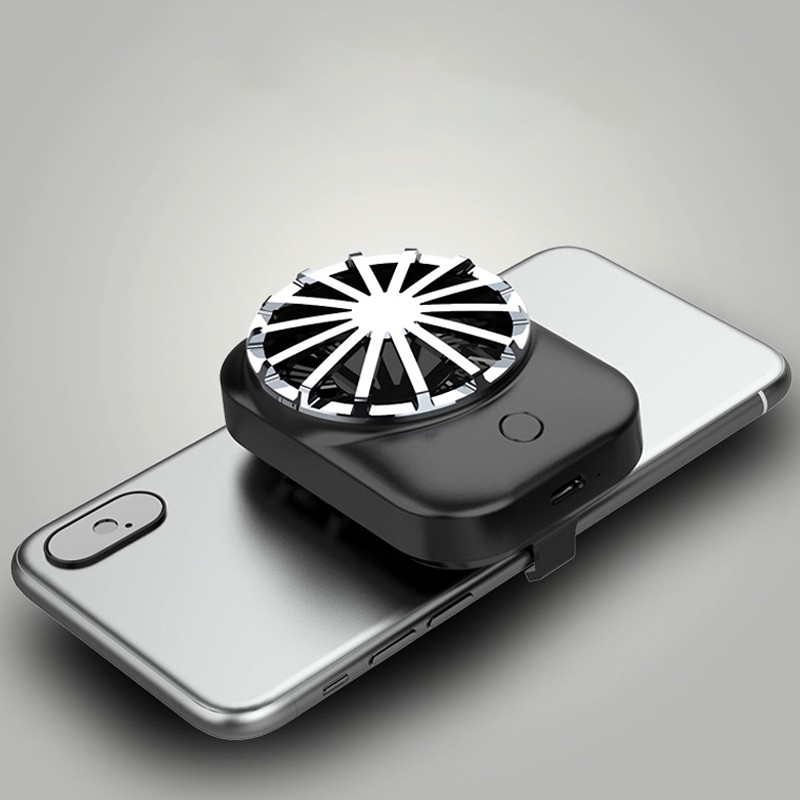 Mobile Phone Cooling Fan Game Cooler USB Wireless Back Clip