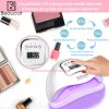 Lamparas De Uv Led Gel Para Uñas Profesional Secadora 180w