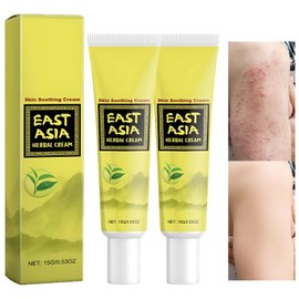 2Pcs Herbal Cream, Smiles and Joys Herbal Cream, East Asian Natural Herbal Body Cream, Natural Moisturising Cream With Botanicals, Long-lasting Skin Care for All Skin Types