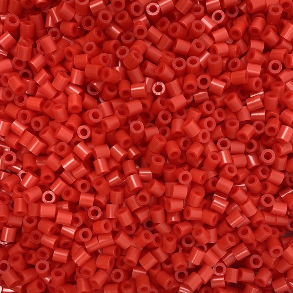 2,000 Red Fuse Beads 5 x 5mm Bulk Pack of Fusion Beads Works with Perler Beads