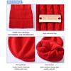 jaxmonoy Cashmere Slouchy Beanies for Women Winter Lightweight Girls Wool