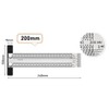 200 mm Marking Ruler with Pencil, Stainless Steel T-Hole Ruler,