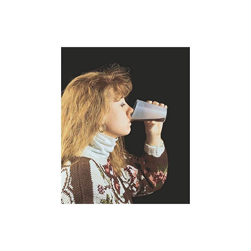 SP Ableware-41554 Maddak Ableware Whiplash Clear Nosey Drinking Cup