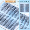 PHKERATA Wispy Lash Clusters Natural Eyelash Clusters 7-15 mm C