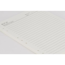 B5 Lined Loose Leaf Paper Refills 9-Ring Refillable Paper 80 Sheet