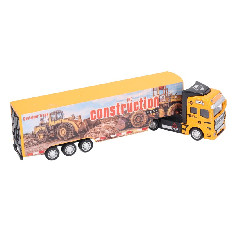 Transport Cart Toy Educational Simulation Alloy Plastic Pull Back Carrier