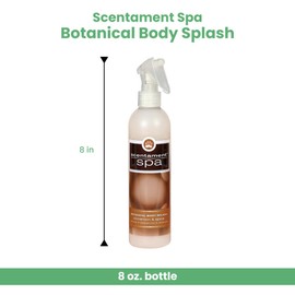 Best Shot Scentament Spa Botanical Body Splash, Body Spray Conditioner for Pets, Cat and Dog Cologne Spray, Alcohol-Free, Ready To Use, Cinnamon Spice, 8 Oz.