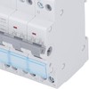 4P Dual Power Manual Transfer Switch DIN Rail Mount Single