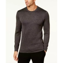 32 Degrees Men's Space-Dyed Pajama Black Top, Size S, 3ZR-X,bs