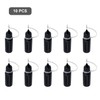 Joyangy 10-Pack 10ml Precision Tip Applicator Bottles, Black Plastic Squeeze