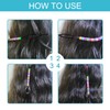 Hoyols Quick Hair Beading Tools with Colorful Pony Beads Magic