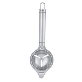 Fdit Separador de Huevos de Acero Inoxidable con Filtro de Yema de Clara de Huevo, Herramienta de Cocina, Separador de Yema de Huevo Apto para Lavaplatos