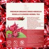 Lamoone Premium Organic Dried Hibiscus Roselle Flowers Herbal Tea organically