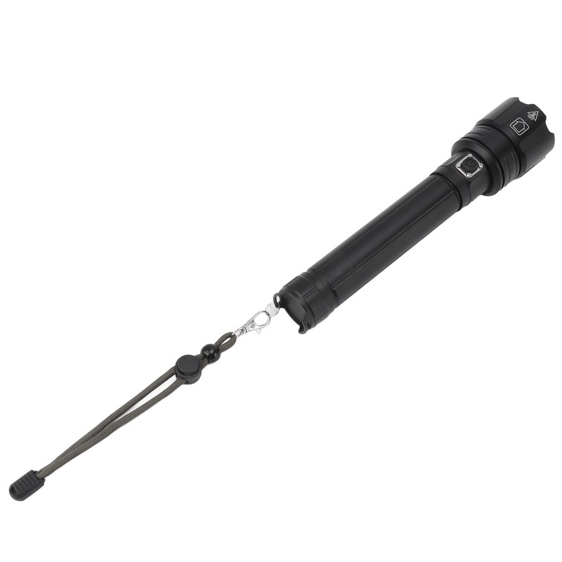 10000LM LED Flashlight USB Rechargeable Portable Adjustable Brightness Waterproof Zoom