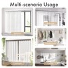 Amazer Spring Tension Shower Curtain Rod, 54-90 Inches Rust-Resistance Tension