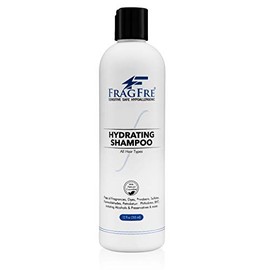 Hydrating Sensitive Shampoo 12 oz - Sulfate Free Shampoo Fragrance Free - Parabens Free Hypoallergenic Mild Hair Cleanser - Gluten Free Vegan Cruelty Free - with soft Natural Cucumber Aroma