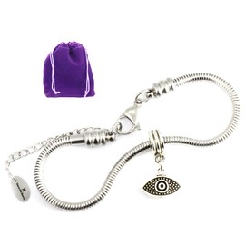 Evil Eye Bracelets - Evil Eye Jewelry Evil Eye Charms on an Evil Eye Bracelet Great Protection Jewelry or Protection from Evil Eyes Bracelets for Men and Women as Evil Eye Bracelets Bulk Ojo Bracelet