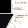 QivaZira 16 Pack SIM Card Eject Tool Kit Phone Tray
