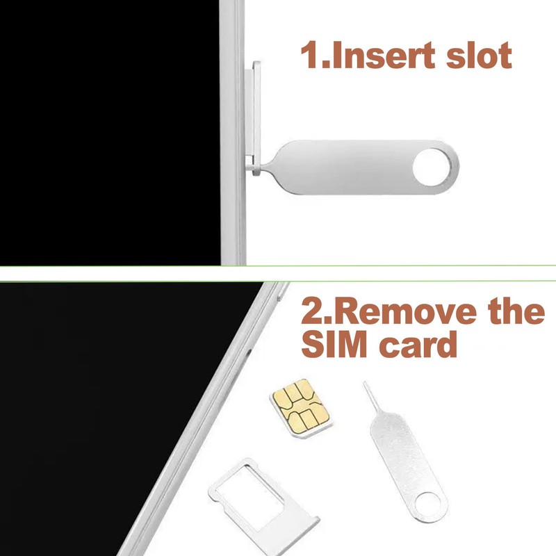 QivaZira 16 Pack SIM Card Eject Tool Kit Phone Tray