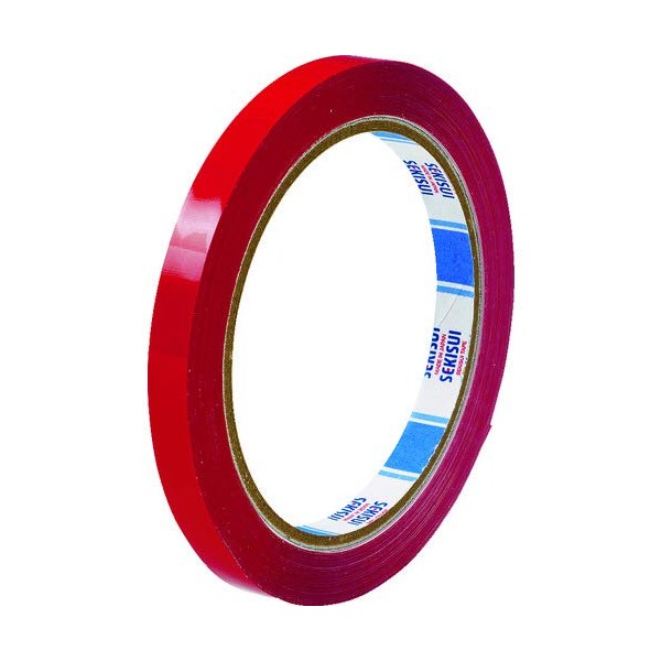 Sekisui P802R01 Bag Sealer Tape, H Type, Red, 9 x 50