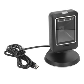 2D Hands Free Barcode Scanner QR Barcode Omnidirectional USB Wired Desktop Reader for Retail Store Supermarket