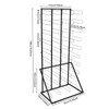 Floor Standing Vinyl Roll Storage Rack, Paper Rolls Organizer Holds