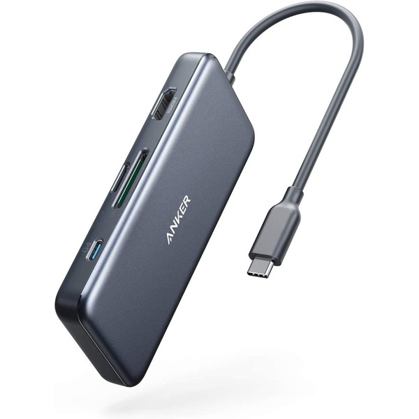 Anker PowerExpand+ 7-in-1 USB-C PD Media Hub 85W Pass-Through Charging