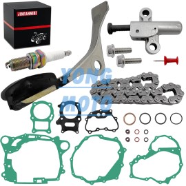 JINFANNIBI Cam Timing Chain Tensioner Arm & Cover Gasket Kit for Honda TRX250X 2009-2024
