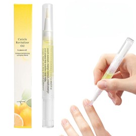 Organic Nail Growth Oil for Growth, Strengthening, Brightening and Moisturizing - Nail Vitamin Essentials:_lemon