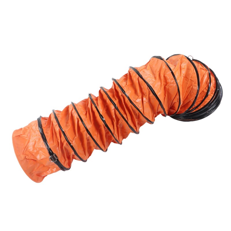 Unbranded 8m PVC Flexible Adjustable Ventilation Duct Hose with 2pcs