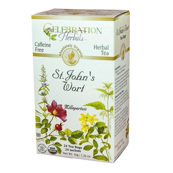Celebration Herbals Org anic Saint John'S Wort Herb Tea 24 bags
