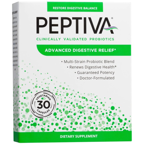 Peptiva Advanced 50 Billion CFU Probiotic - Digestive Relief -