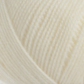 James Brett 100% Acrylic Baby Aran Knitting Yarn Supersoft Knit Craft Wool 100g (Cream BA9)