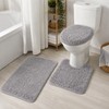 3-Piece Bathroom Rug Set for Floor Comfort – Soft Washable