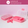 Paris Hilton 2-Pack Bento Style Snack Boxes, 7-Compartment Lunch Containers